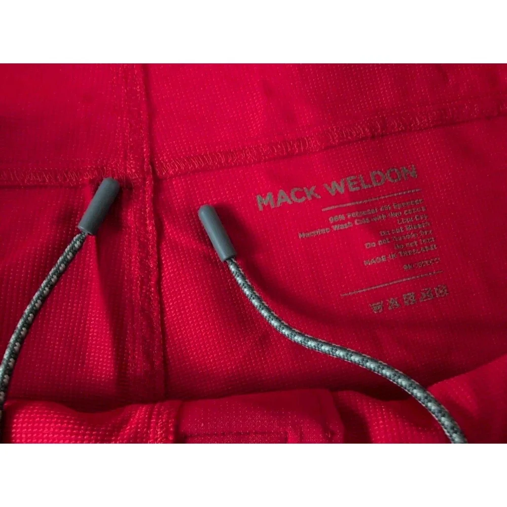 Mack Weldon Board Shorts Men's Size 39/40 Red Swim Trunks Quick Dry